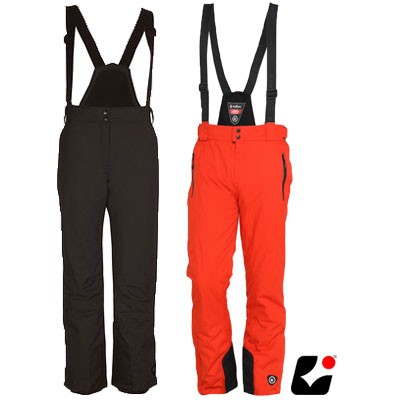 Enosh Pantalon Heren 30920-200 Zwart-Oranje-960