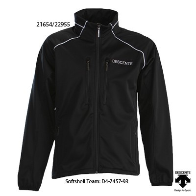 Team Sofshell: D4-7457-93 Zwart Uitverkocht