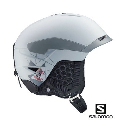 Salomon skihelm Quest Auto Custom Air Lichtgrijs Aanbieding