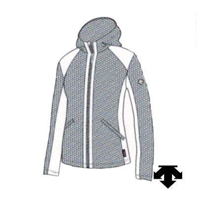 Lauren: Polartec Hoody-jacket Ladies: D6-0438W-93 Grijs