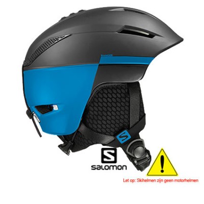 Salomon skihelm Ranger2 L39125200 Zwart/Blauw