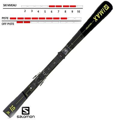 Salomon SMax10-M11GW Zwart/Geel L4153300 Uitverkocht