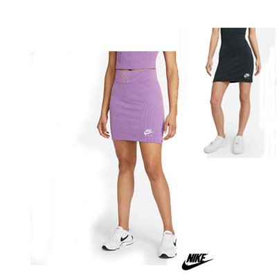 Nike Dames Skirt CZ9343-591 Violet-010 Zwart