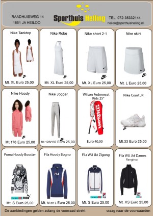NIEUWSBRIEF TENNIS
