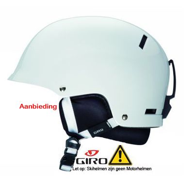Giro skihelm mod.Tag Wit  Aanbieding