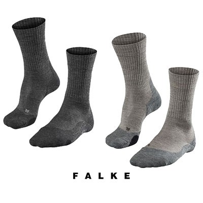 Falke TK2 Wol Heren 16394-4310 en Dames 16395-3150