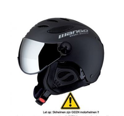 Mango skihelm Cusna Pro Zwart