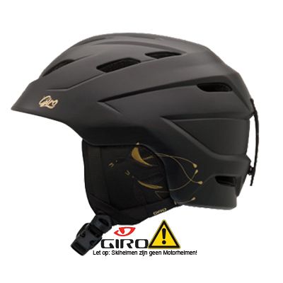 Giro skihelm mod.Decade Zwart Glossy