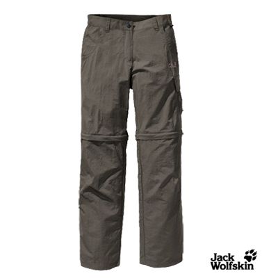 Jack Wolfskin Zip-Off Pant.Dames Desert Uitverkocht