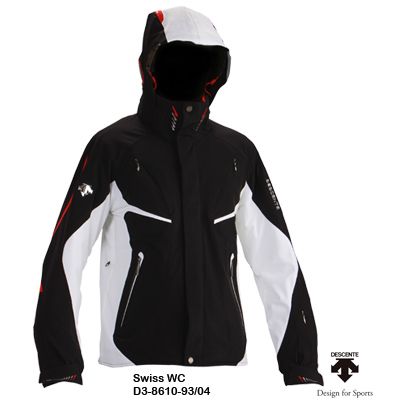 Descente Heren Jack: D3-8610-93/04 Zwart/Wit Aanbieding