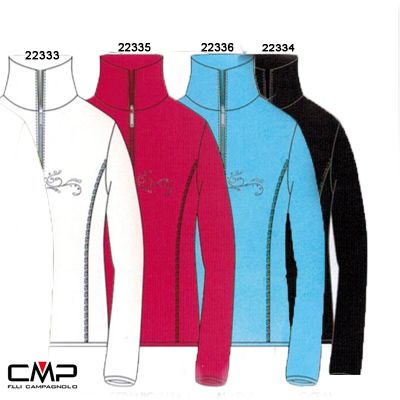 Campagnolo Dames T-Neck 3G065260-Zwart