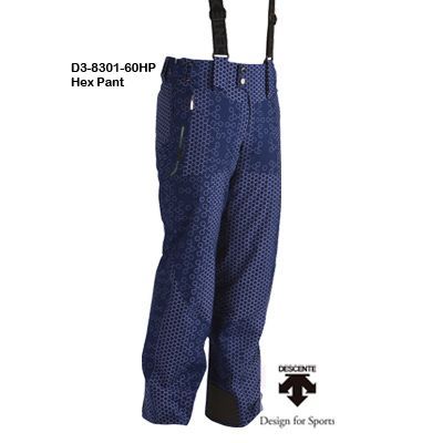 Hex Pant D3-8100-60HP Marineblauw