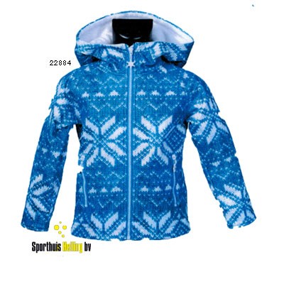 Kinder Softshell Snowstar Lichtblauw IDW8112 Aanbieding