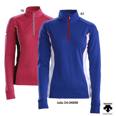 Julia T-Neck Dames D4-0490W Aanbieding