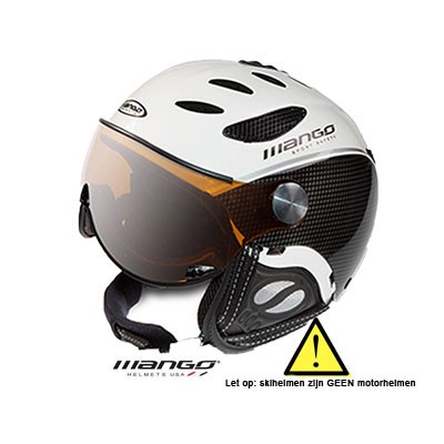 Mango skihelm Cusna Pro Wit/Carbon Limited Edition