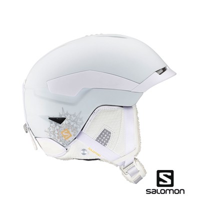 Salomon skihelm Quest Lady Auto Custom Air Wit Aanbieding