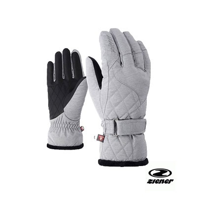 Ziener Handschoen Keysha/Kuni Lichtgrijs