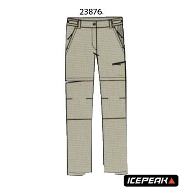 Icepeak Dames Afritspantalon Sarah/Senni 4109583/5541420 Beige