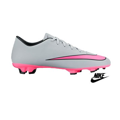 Nike Mercurial Victory V FG 651634-060 JR Grijs/Pink Aanbieding