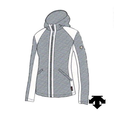 Lauren: Polartec Hoody-jacket Ladies: D6-0438W-93 Grijs Uitverkocht