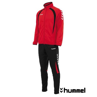 Hummel Trainingspak Team 103101-6820 Rood/Zwart Aanbieding