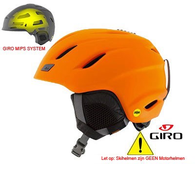 Giro skihelm mod.Nine Mips Oranje