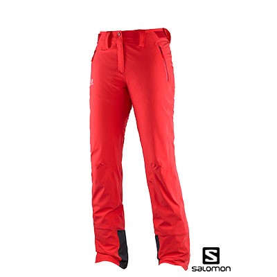 Salomon Dames Pant.Iceglosy 38261700 Oranje Aanbieding