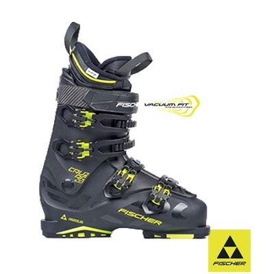 Fischer Cruzar 100 Vacuum CF Heren Zwart/Geel