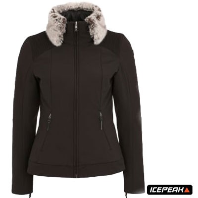 Icepeak Dames Softshell Celia 654950-990 Zwart Aanbieding