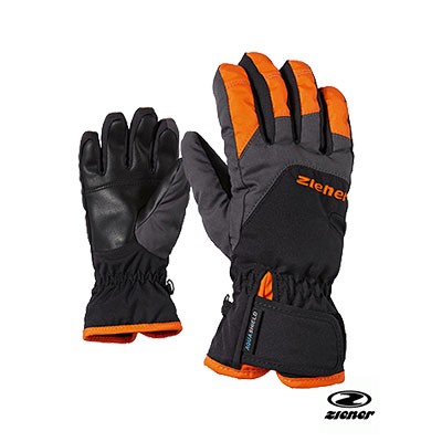 Ziener Handschoen Lizzard AS Jr. Zwart/Oranje