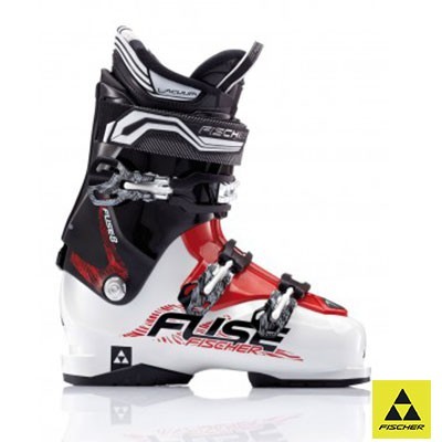 Fischer Fuse 8 Vacuum CF Heren Wit/Rood Aanbieding