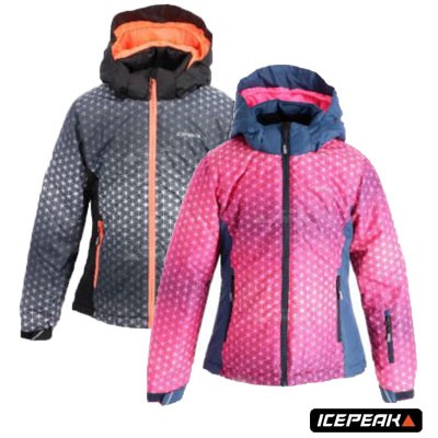 Icepeak Meisjes Jack Hermia JR 250054-635 Pink-280 Zwart Aanbieding