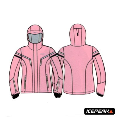 Icepeak Meisjes Jack Nellis Jr. 250112-455 Fluor Oranje