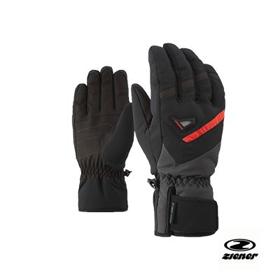 Ziener Handschoen Gary AS 801036-1215 Zwart/Rood