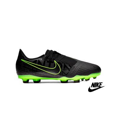 Nike Phantom Venom Academy FG JR AO0362-007 Zwart/Groen Aanbieding