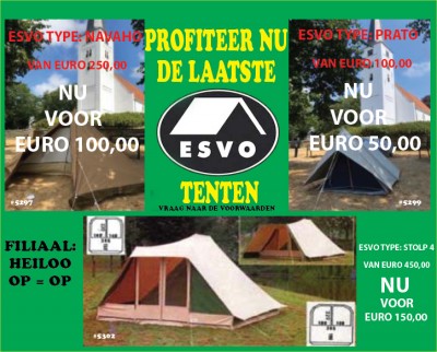 ESVO TENTEN AANBIEDINGEN