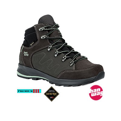 Hanwag Torsby GTX Mid Dames 203701-064494 Antraciet/Mint Aanbieding