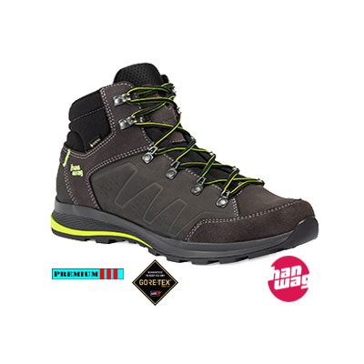 Hanwag Torsby GTX Mid Heren 203700-064062 Asphalt/Geel Aanbieding