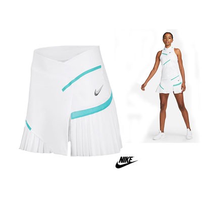 Nike Dames Skirt Court DD8633-100 Wit Aanbieding