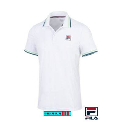 Fila Heren Tennispolo Marvin Wit 001