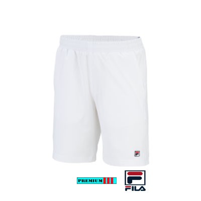 Fila Heren Tennisshort Santana Wit FBM 142005-001