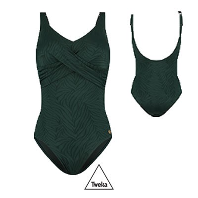 Tweka Badpak 20282-1468 Olijfgroen Uitverkocht