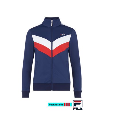 Fila WU Jacket Dames Bais FAW0269-53010 Blauw Aanbieding