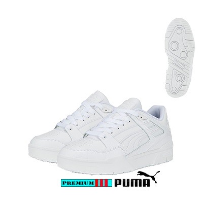 Puma Slipstream Heren Leather Unisex 387544-02 Wit Aanbieding