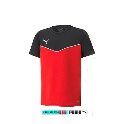 Puma Tee Junior 657527-01 Rood/Zwart