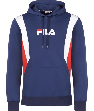 Fila Hoody Bogno FAM0176-53007 Marine/Rood Aanbieding