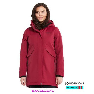 Didriksons Parka Tanja Dames 504420-497 Bordeaux