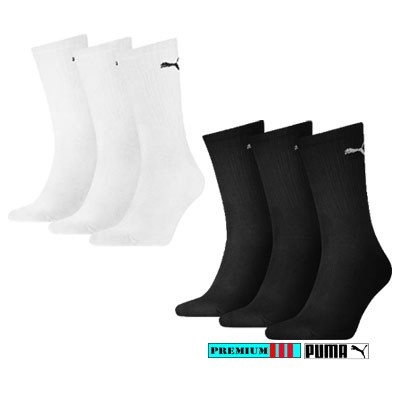 Puma Sok Crew Lang 251021001-Wit300-Zwart200