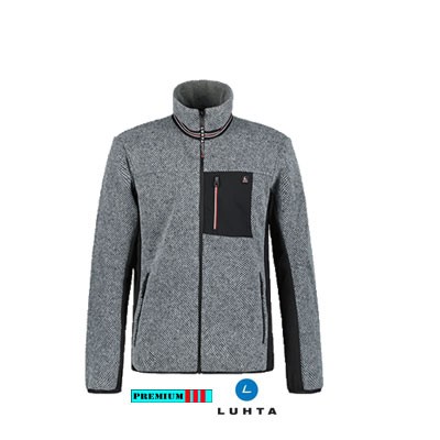 Luhta Heren Vest Antikkala 232541-280 Grijs gemeleerd