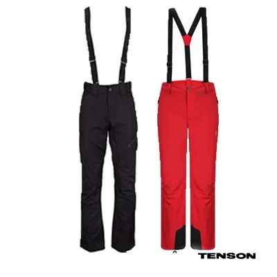 Tenson Heren Pantalon Cohen 2022 Zwart en Rood